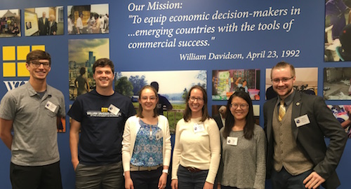 Six U-M graduate students are participating in the 2018 WDI Global Impact Internship program.