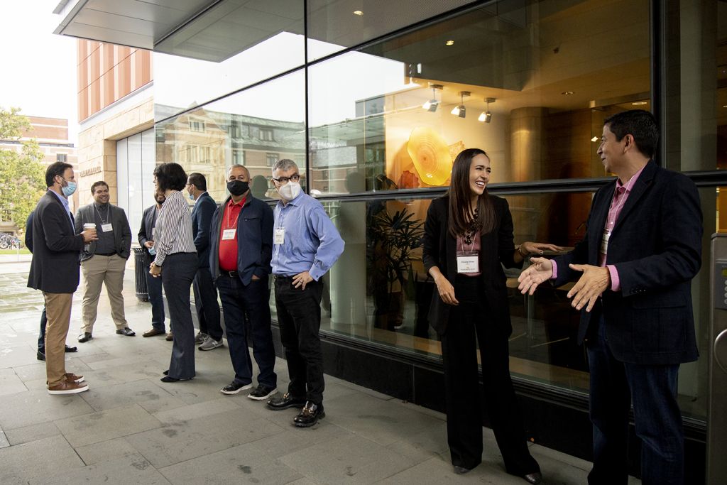 Leaders in business, technology, academia and government from the State of Chihuahua, Mexico arrive at University of Michigan.