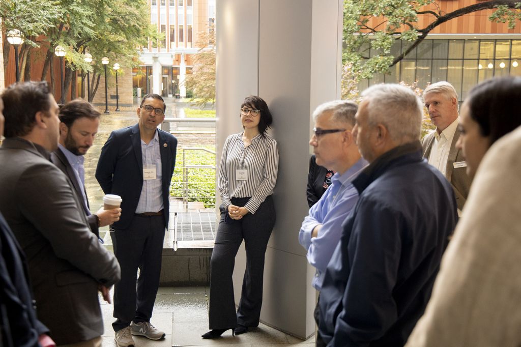 Leaders in business, technology, academia and government from the State of Chihuahua, Mexico arrive at University of Michigan.