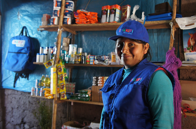 A worker with Chakipi Acceso Peru. Image courtesy of Chakipi.