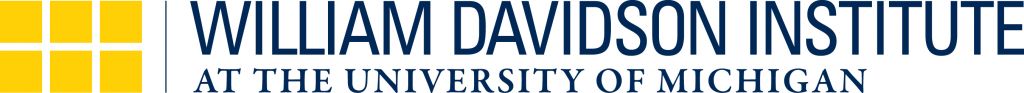 The William Davidson Institute at The University of Michigan Logo