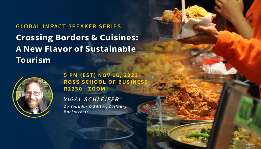 Join us on Nov 16 for speaker Yigal Schleifer