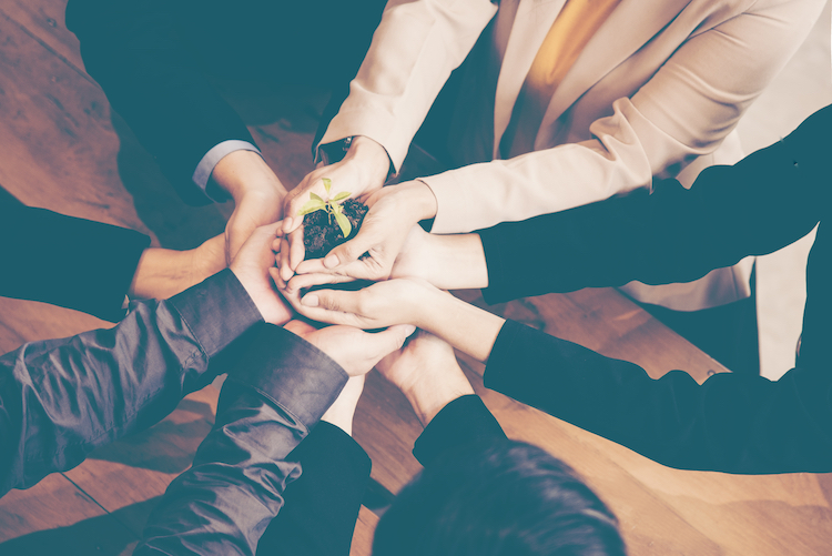 Business team work image