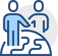 icon of people in global partnership